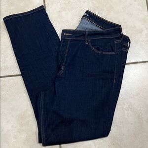 Old Navy Women's High Rise Jeans - Dark Blue